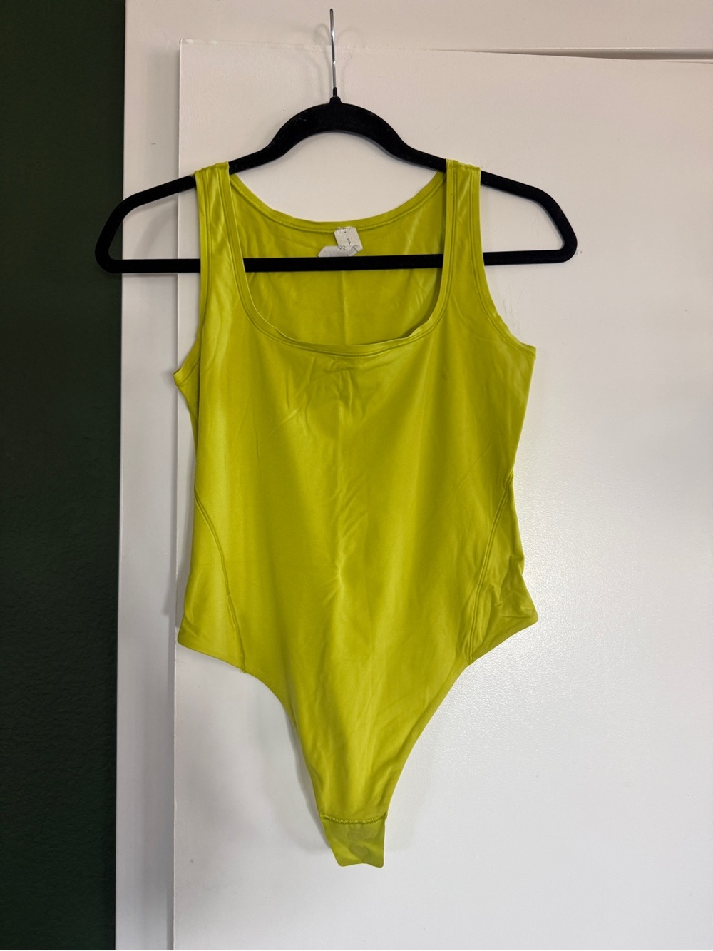 lululemon athletica Neon Lime Tank Bodysuit